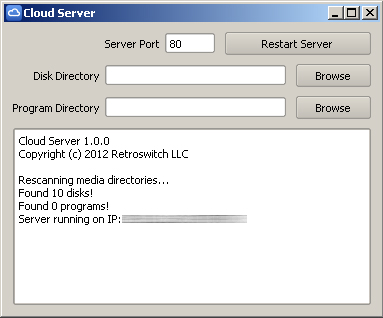 Cloud Server version 1.0.0